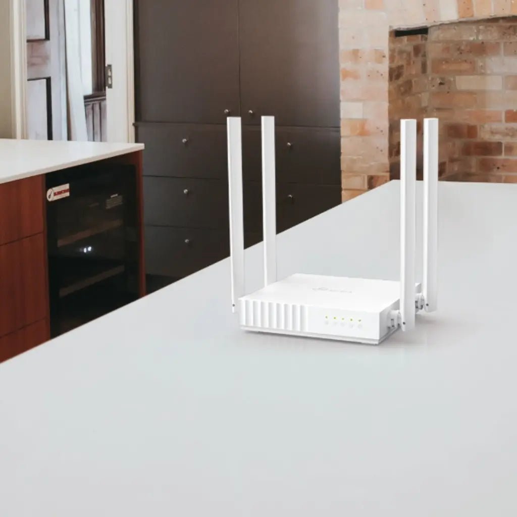 TP-Link Archer C24 AC750 Dual-Band Wi-Fi Router with 4 High-Gain Antennas and WPA3 Security
