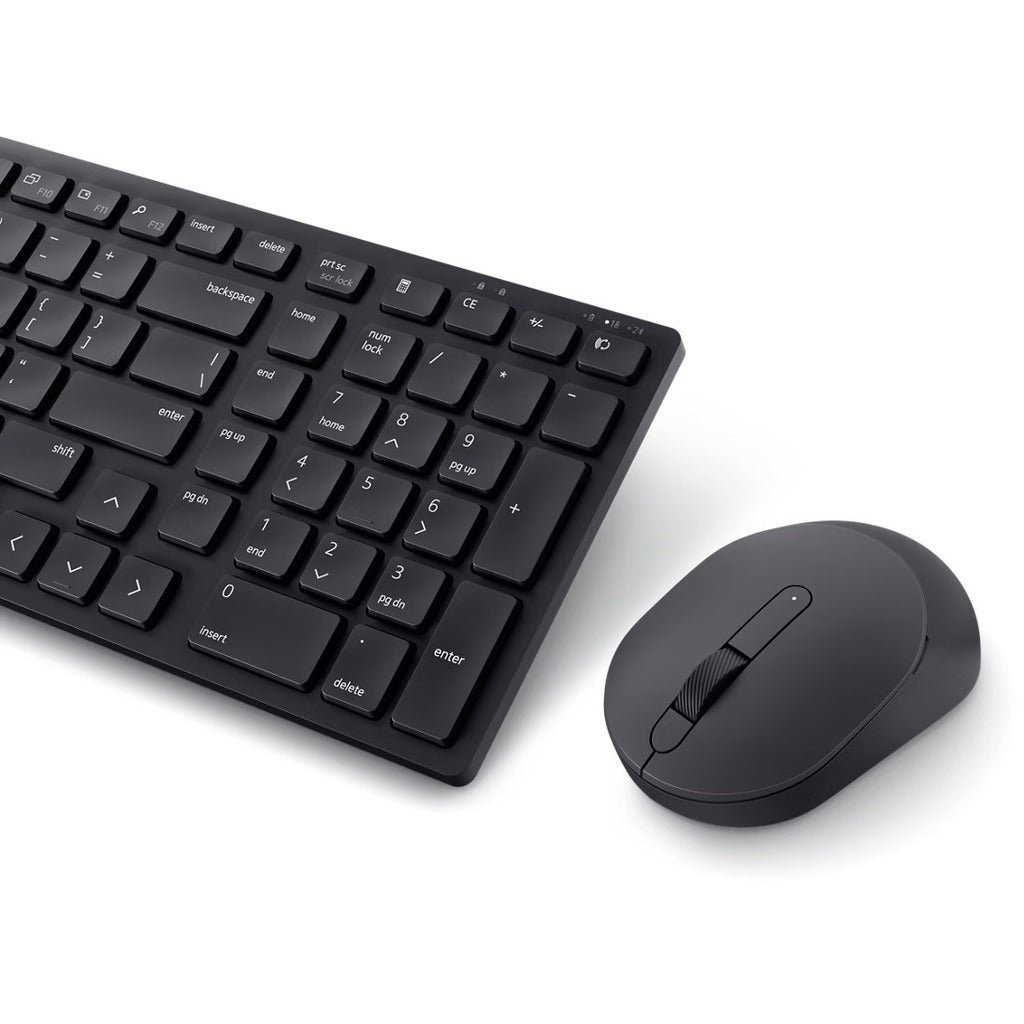 Dell Pro KM555 Wireless Compact Silent Keyboard and Mouse Combo - Ergonomic Productivity Set