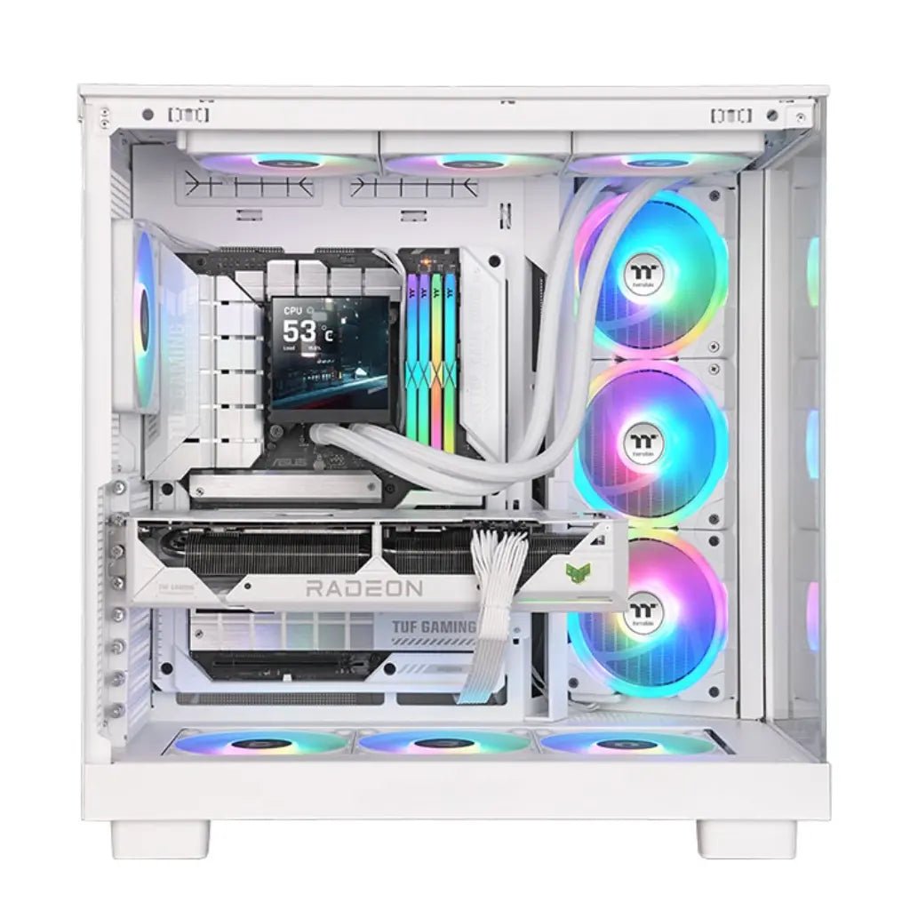 Thermaltake MAGFloe 360 Ultra ARGB Sync 360mm All-In-One Liquid CPU Cooler - Snow Edition