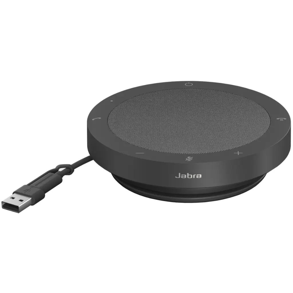 Jabra Speak2 40 UC Portable Speakerphone with Full Duplex Audio and IP64 Dust and Water Resistance