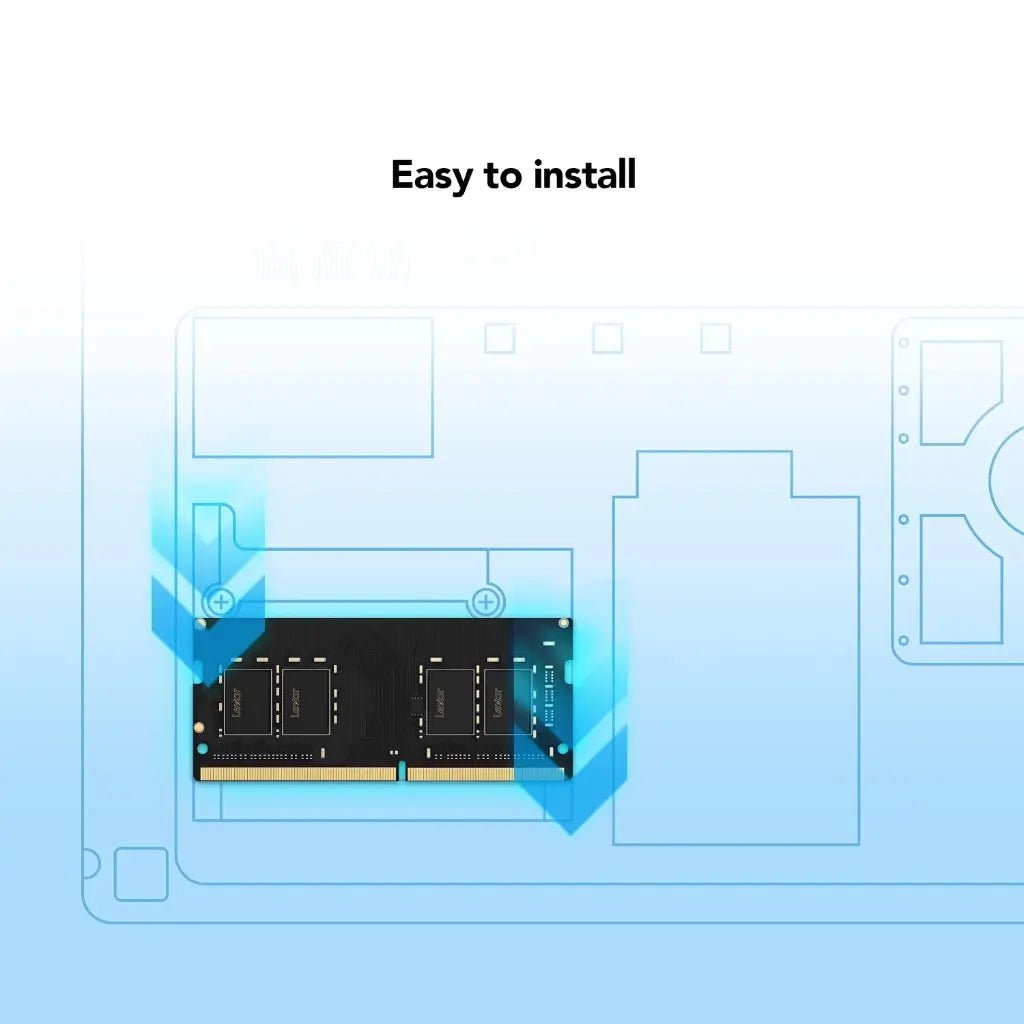 Lexar 32GB DDR4 3200MHz CL22 260-Pin SODIMM Laptop Memory Module