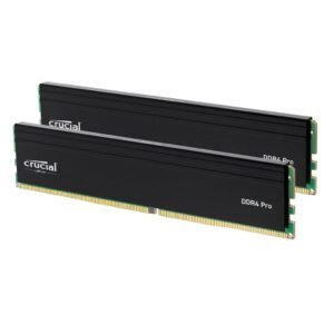 Crucial Pro 32GB (2x16GB) DDR4 3200MHz CL22 UDIMM Desktop Memory Kit