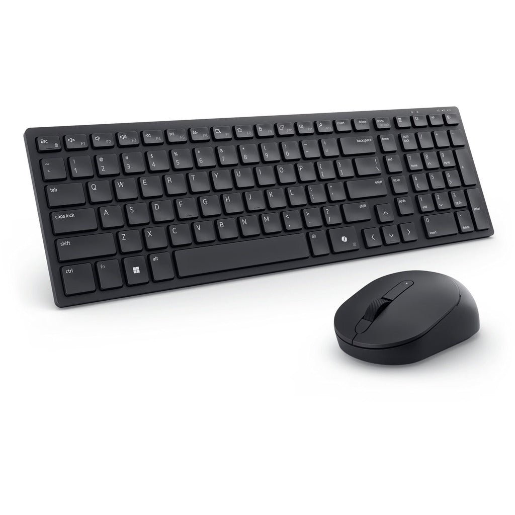 Dell Pro KM555 Wireless Compact Silent Keyboard and Mouse Combo - Ergonomic Productivity Set