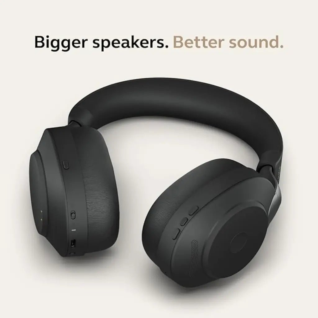Jabra Evolve2 85 Professional Wireless Over-Ear Headset with Advanced Active Noise Cancellation and USB-C Bluetooth Adapter