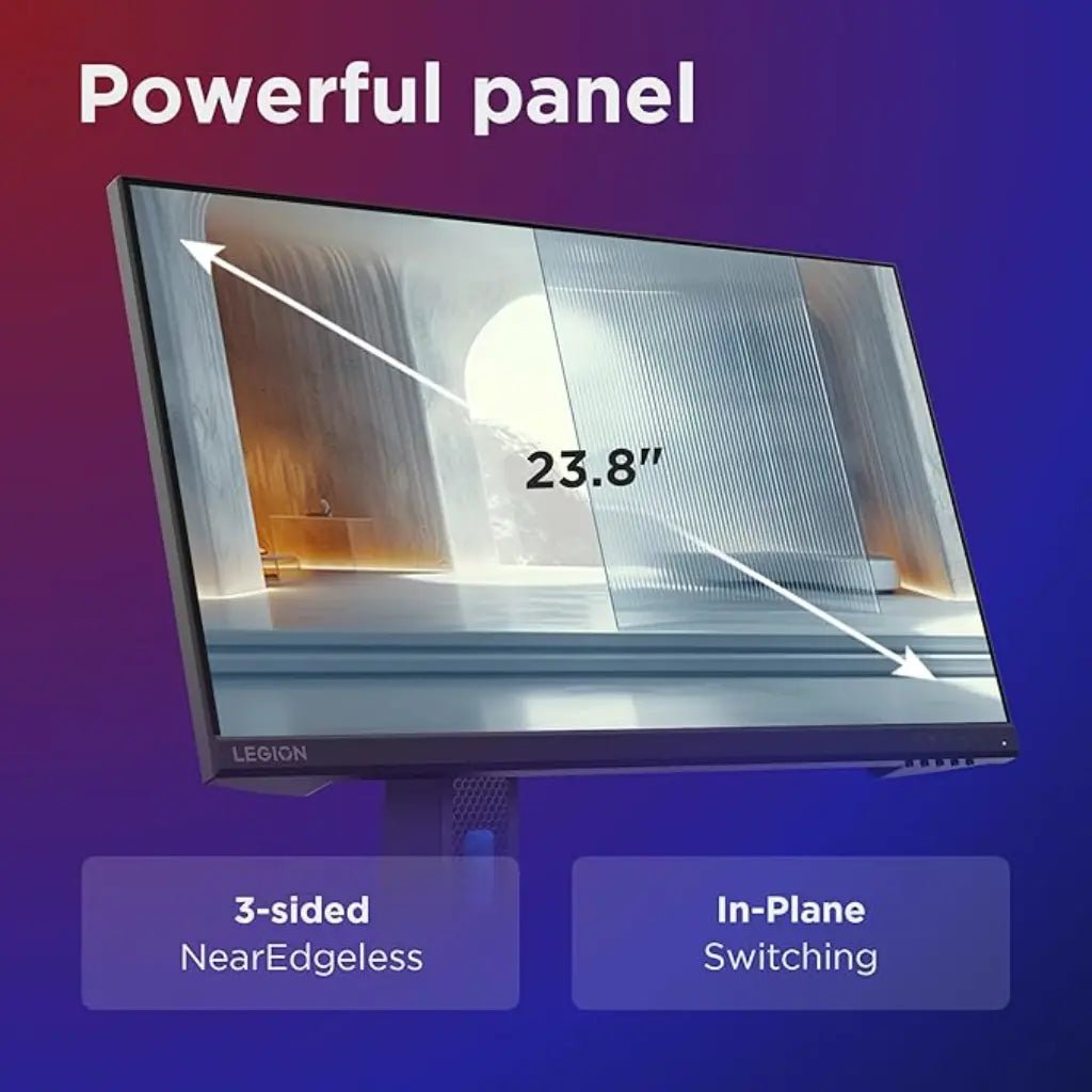 Lenovo Legion R24e 23.8-inch 180Hz 0.5ms IPS FreeSync Ergonomic Gaming Monitor