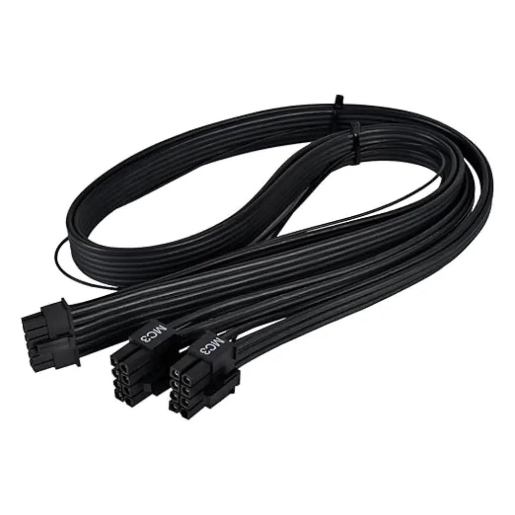 SilverStone SST-PP14-EPS 2x EPS 8-Pin to 12+4 Pin PCIe Gen5 Power Adapter Cable