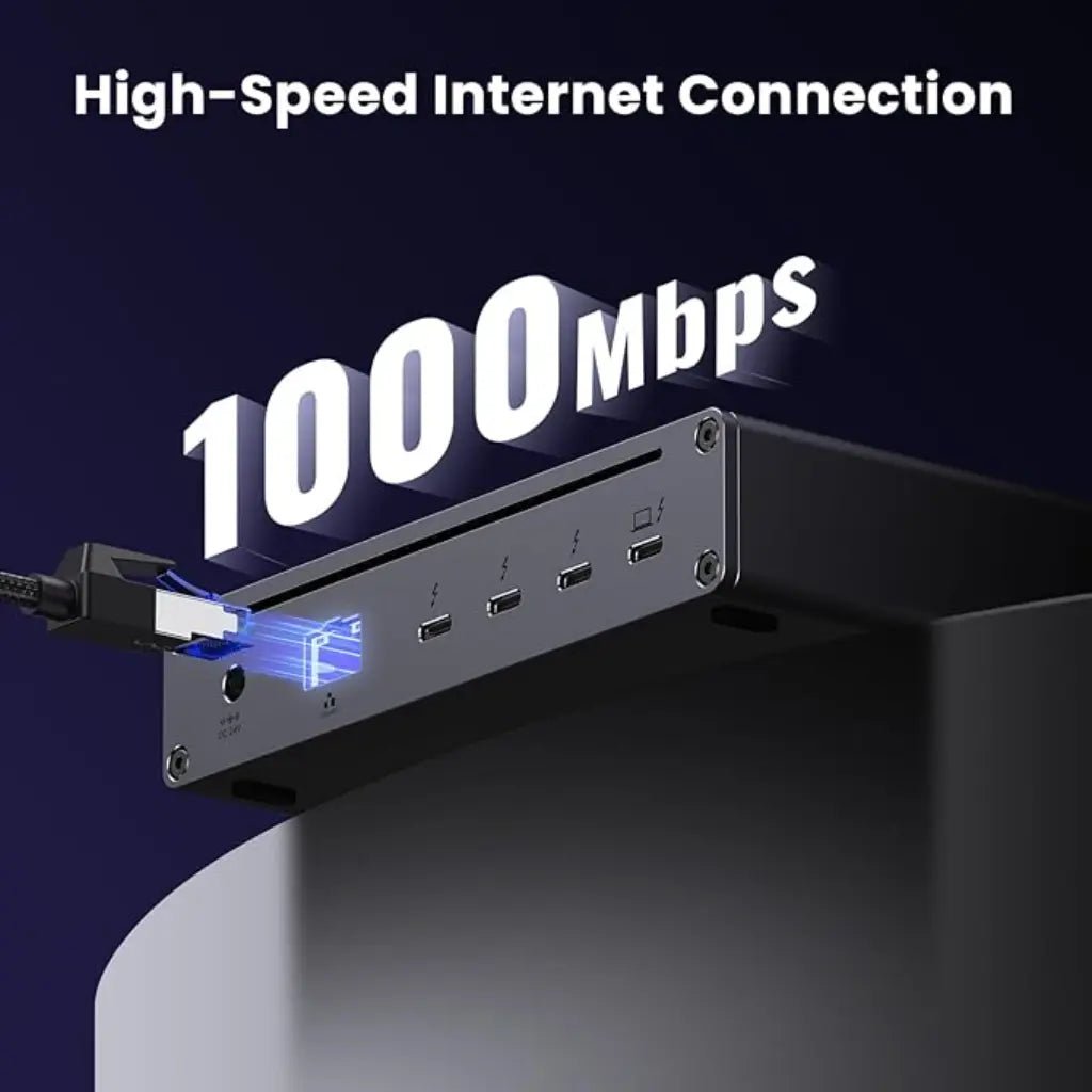 UGREEN Revodok Max U708 8-in-1 Thunderbolt 4 Docking Station - 40Gbps Data Transfer, 8K Display Support