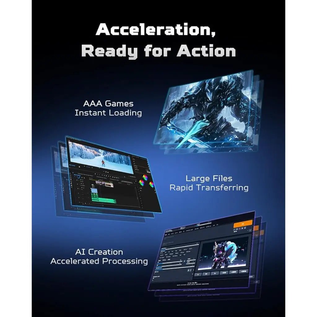Acer Predator GM6 2TB NVMe PCIe Gen4 M.2 2280 Internal Solid State Drive