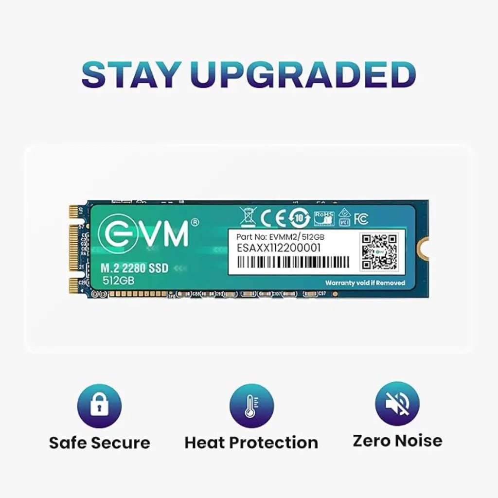 EVM EVMM2 512GB M.2 2280 SATA III Internal Solid State Drive (SSD)