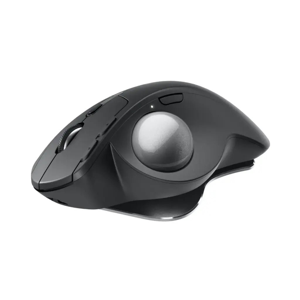 Logitech MX Ergo S Wireless Ergonomic Trackball Mouse with USB-C Charging, Graphite Finish