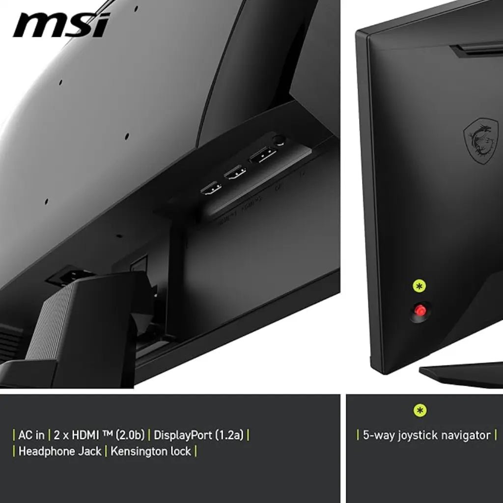 MSI MAG 255F E20 24.5-inch FHD 200Hz Rapid IPS Gaming Monitor with 0.5ms Response Time, HDR Ready, AMD FreeSync Premium, and AI Vision