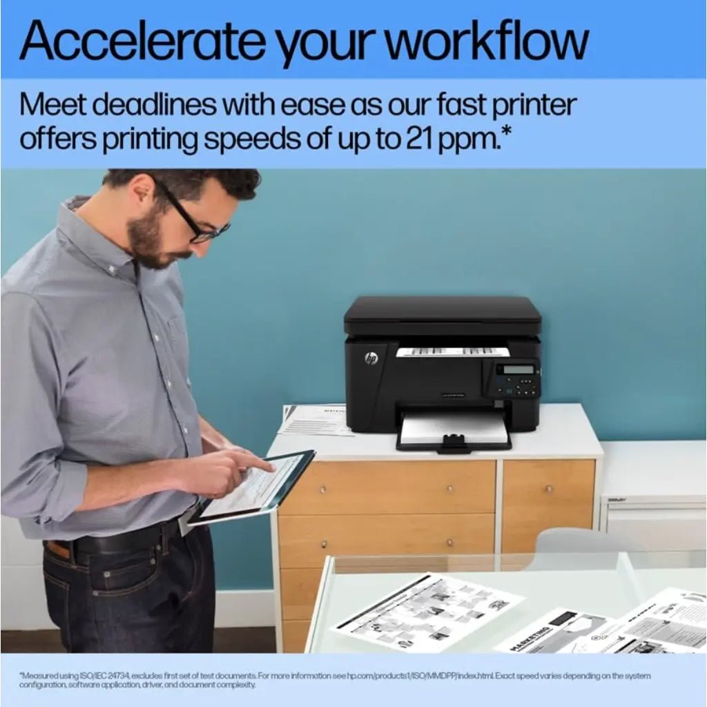 HP LaserJet Pro M126NW Wireless All-in-One Monochrome Laser Printer (Print, Copy, Scan)