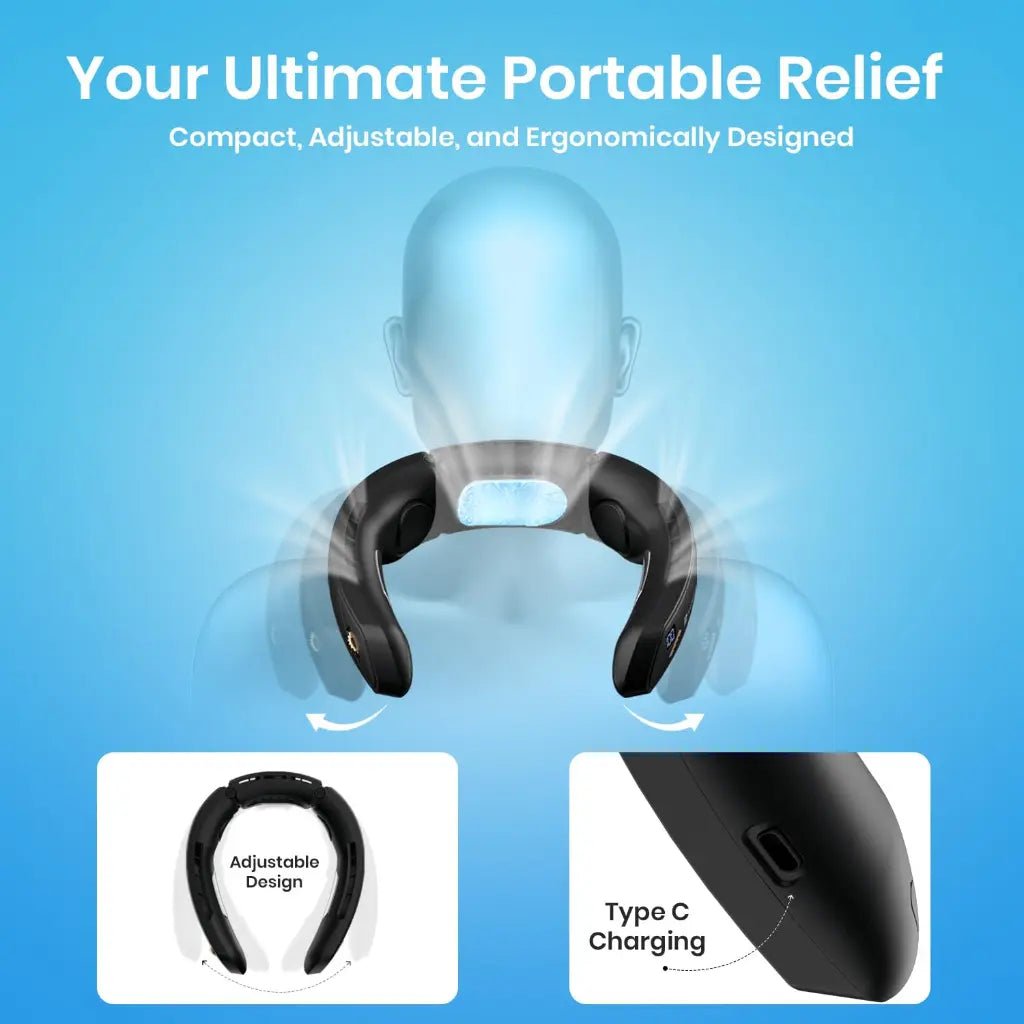 Portronics Cool Aid POR 2680 Portable Hands-Free Neckband Cooling Fan with 360-Degree Adjustable Airflow
