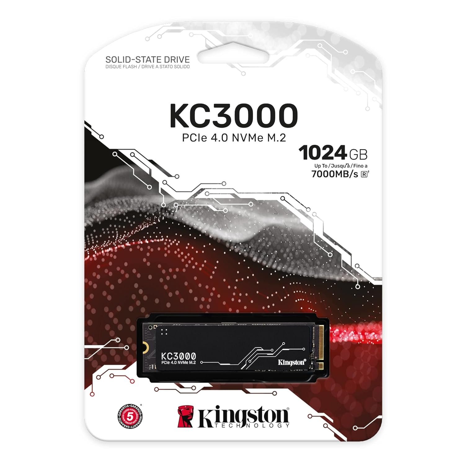 Kingston KC3000 4TB M.2 2280 PCIe 4.0 NVMe Gen4 3D NAND Internal Solid State Drive - High Performance SSD