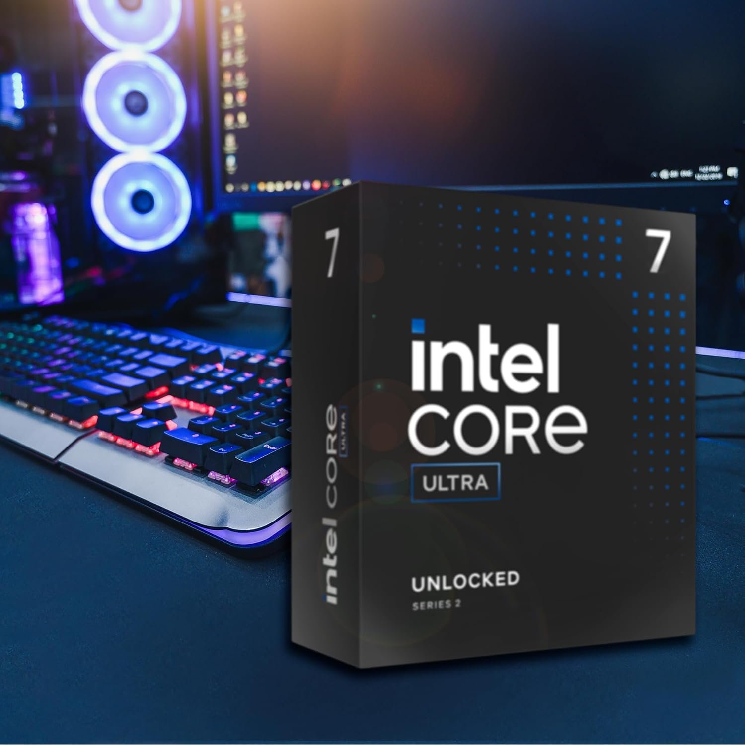 Intel Core Ultra 7 265KF Desktop Processor, 20 Cores, 20 Threads, 3.9GHz, LGA1851 Socket, 30MB Cache