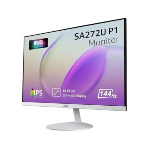 Acer SA272U P1 27-Inch WQHD IPS Gaming Monitor, 144Hz Refresh Rate, HDR10, AMD FreeSync