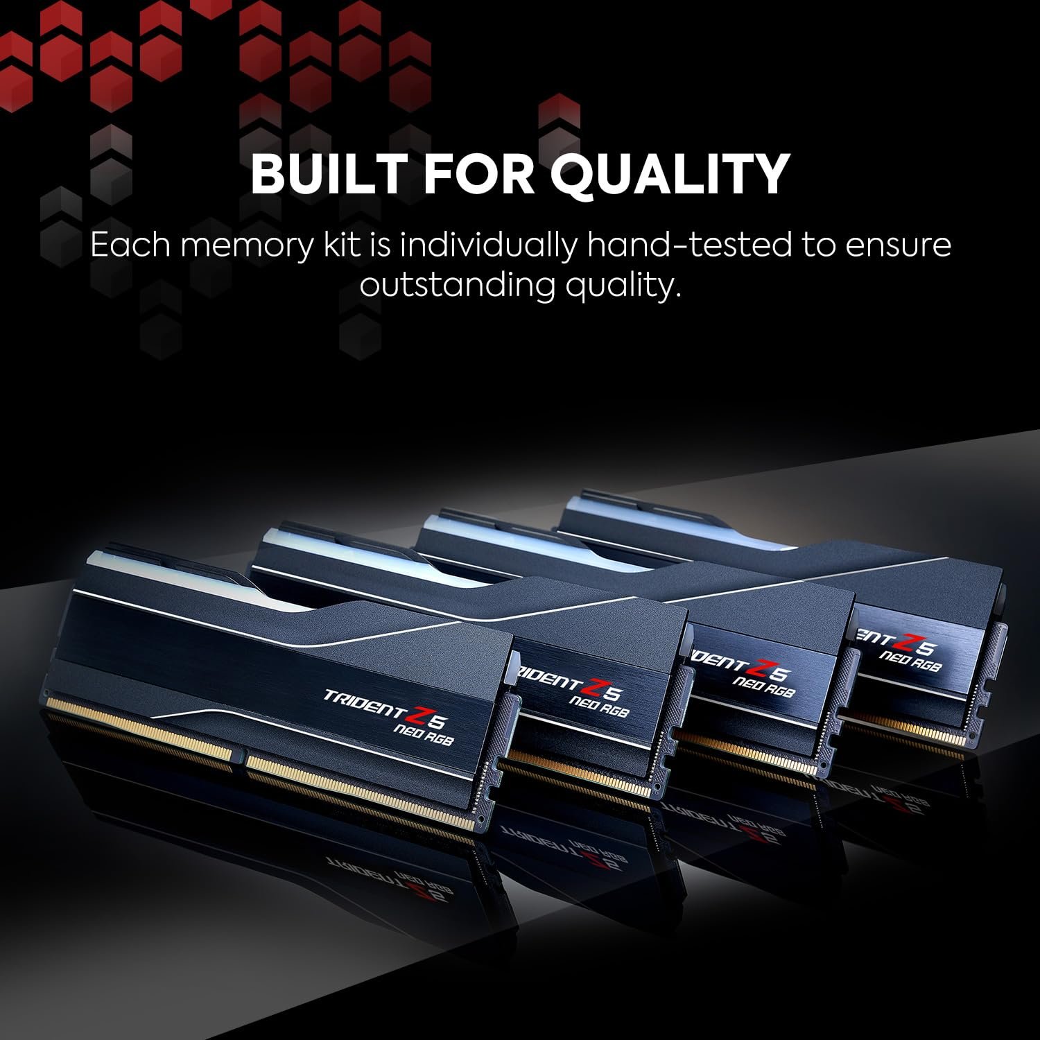 G.Skill Trident Z5 NEO RGB 128GB (2x64GB) DDR5 6000MHz CL36 Desktop Memory Kit