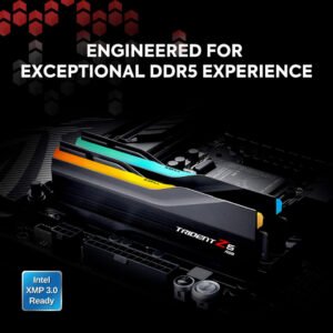 G.Skill Trident Z5 RGB 32GB (2x16GB) DDR5 6000MHz CL36 Desktop Gaming Memory Kit