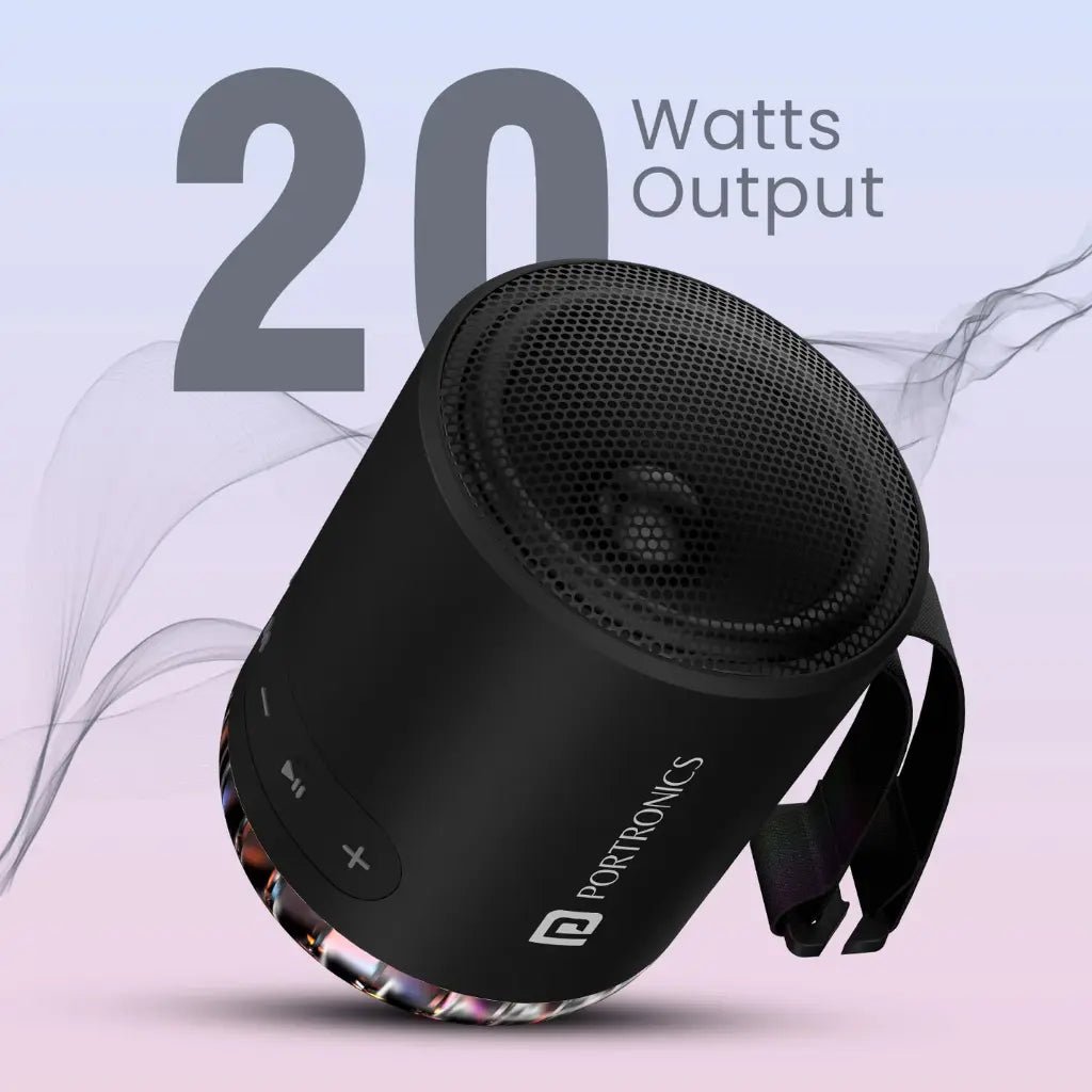 Protronics Soundpot Pro POR 2678 20W Portable Bluetooth 5.3 Speaker with Enhanced Bass