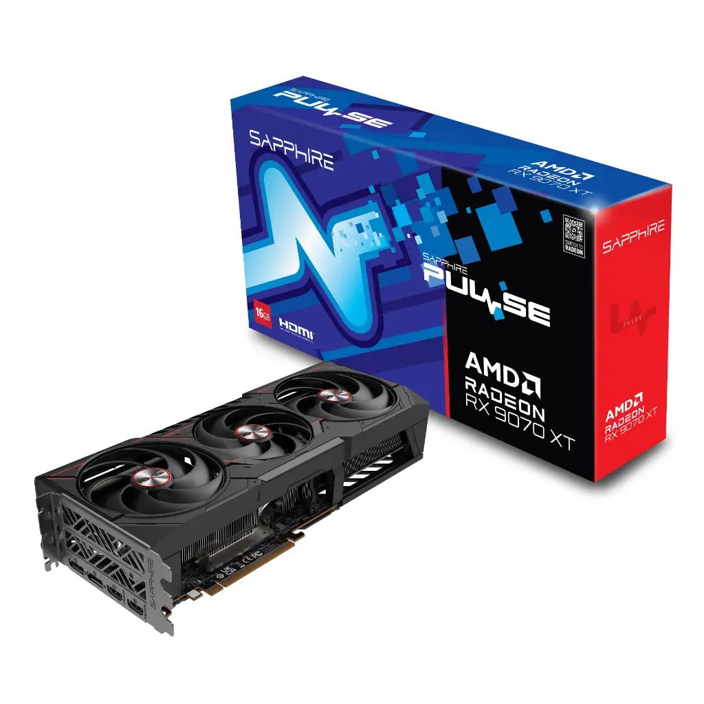 SAPPHIRE PULSE AMD Radeon RX 9070 XT 16GB GDDR6 Gaming Graphics Card