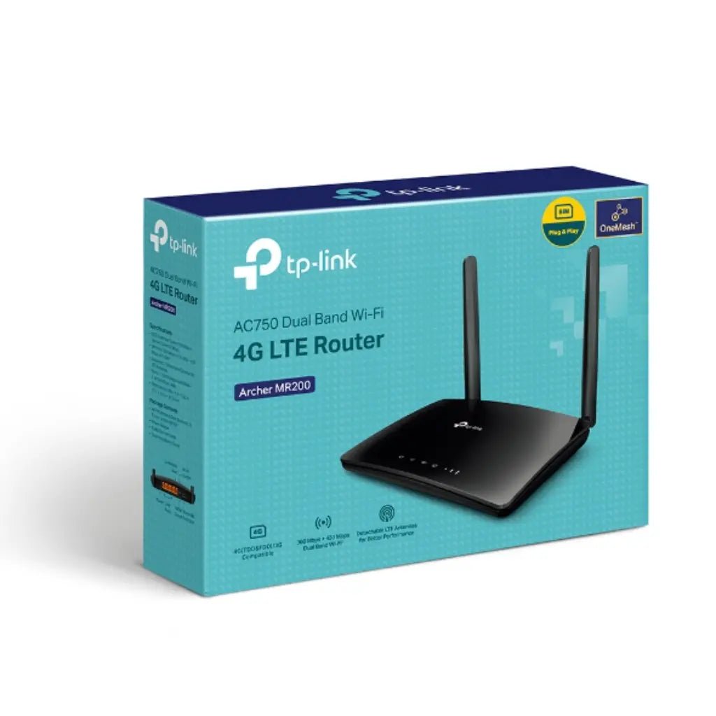 TP-Link Archer MR200 AC750 Wireless Dual Band 4G LTE Wi-Fi Router