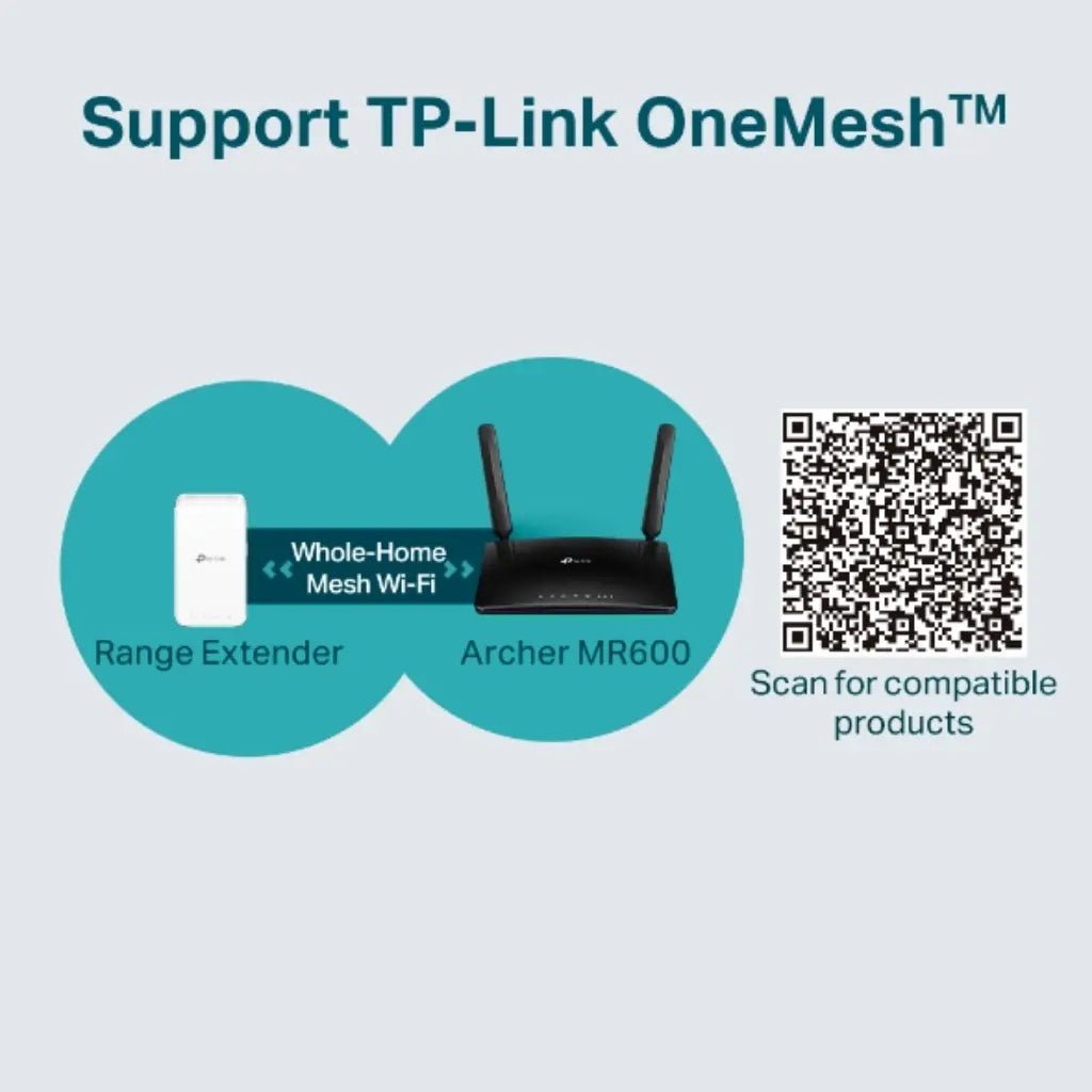 TP-Link Archer MR600 V3 4G+ Cat6 AC1200 Dual Band Gigabit Wireless Router