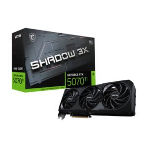 MSI GeForce RTX 5070 Ti 16GB GDDR7 Shadow 3X OC Triple-Fan Graphics Card