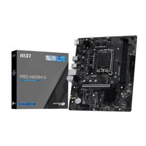 MSI PRO H610M-S DDR5 Intel H610 LGA 1700 Micro-ATX Motherboard