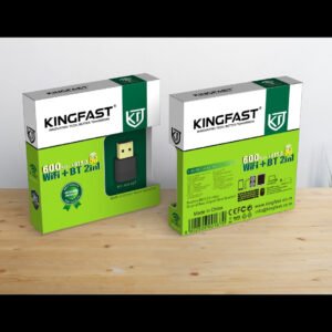 KINGFAST KF-A167 600 Mbps Dual Band USB Wi-Fi Adapter with Bluetooth 5.0 Wireless Receiver