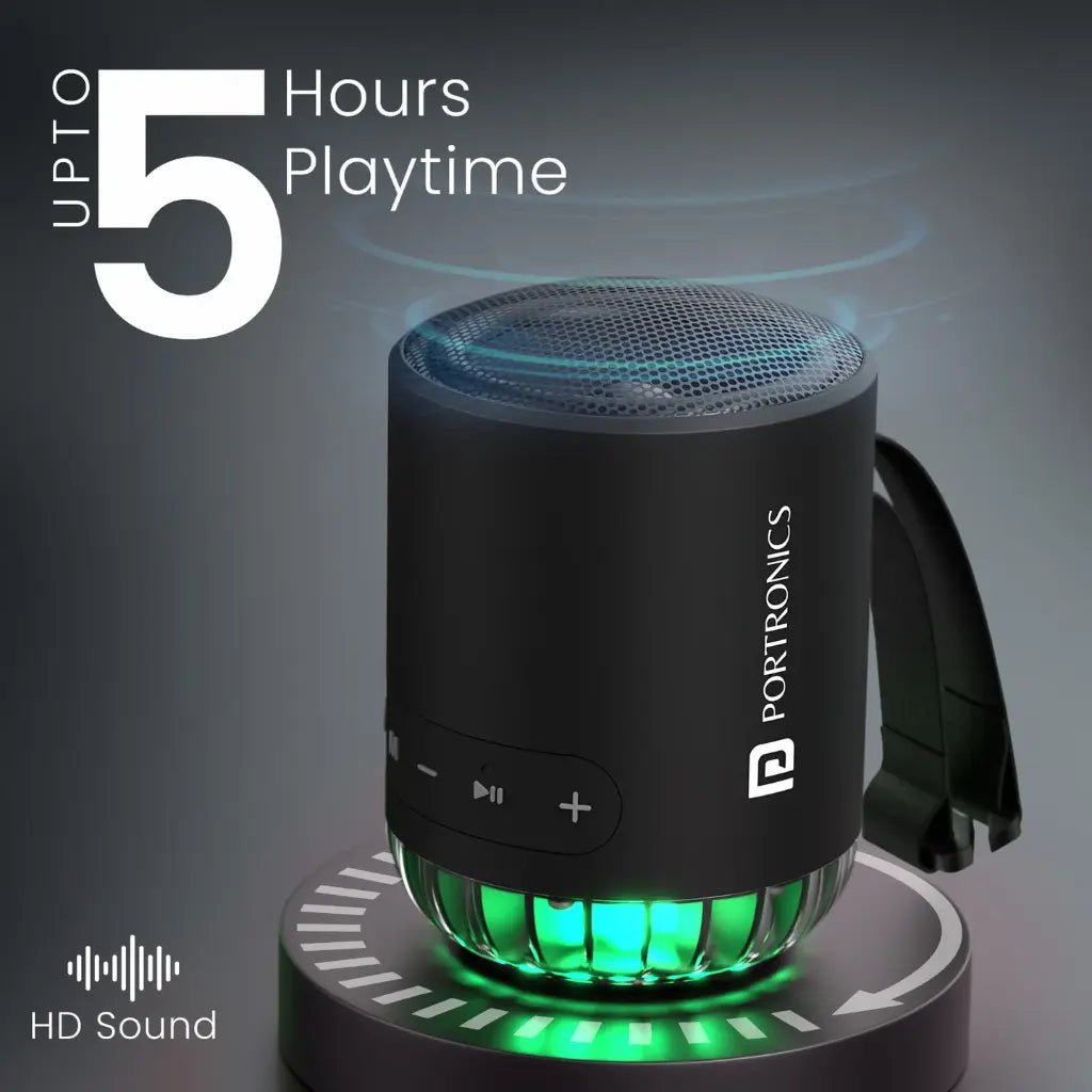 Protronics Soundpot Pro POR 2678 20W Portable Bluetooth 5.3 Speaker with Enhanced Bass