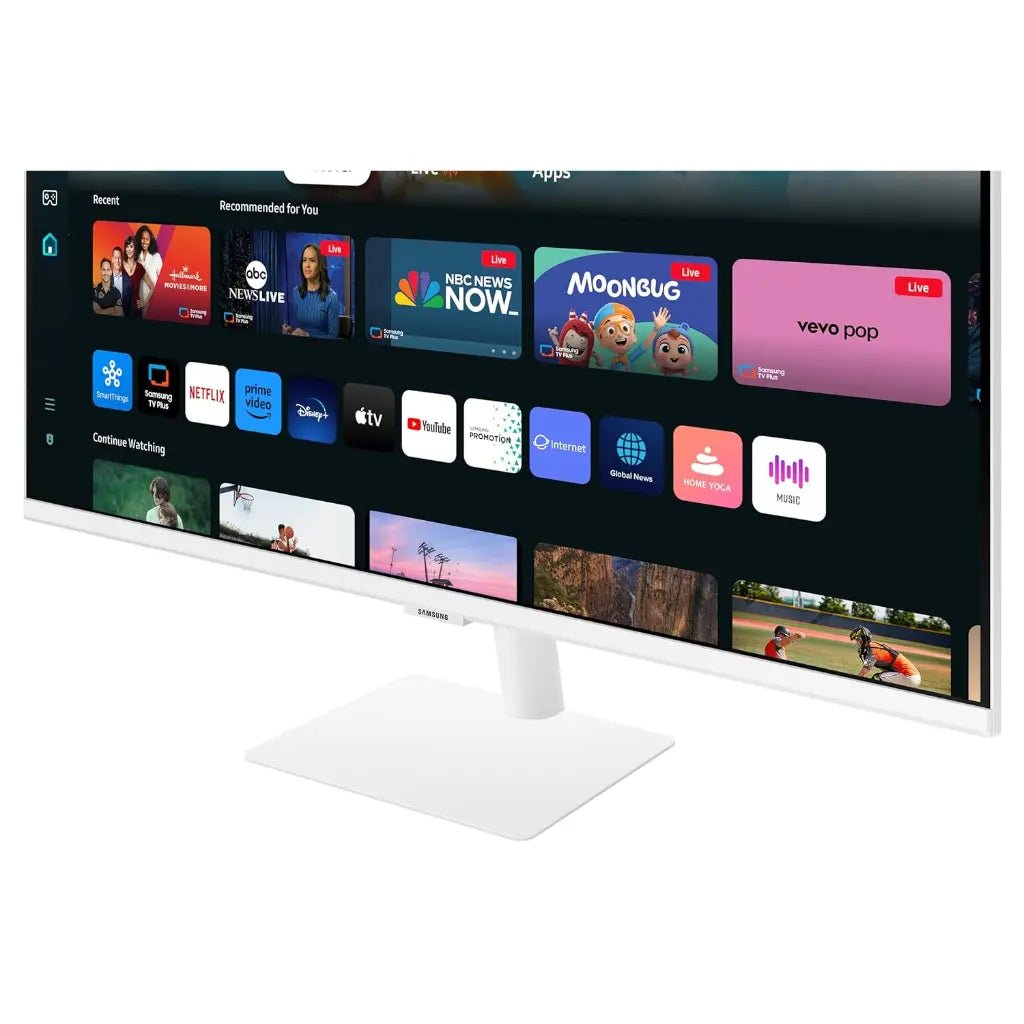 Samsung 32-inch M5 Full HD Smart Monitor with Built-in Speakers and Smart TV Experience (LS32DM501EW)