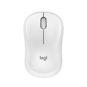 Logitech M240 Silent Bluetooth Wireless Mouse, Compact Ergonomic Design - Off White