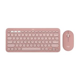 Logitech Pebble 2 Wireless Bluetooth Keyboard and Mouse Combo with Logi Bolt Receiver
