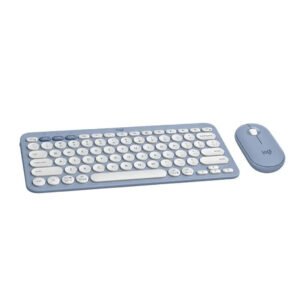 Logitech Pebble 2 Slim Multi-Device Wireless Bluetooth Keyboard and Mouse Combo - Tonal Blue