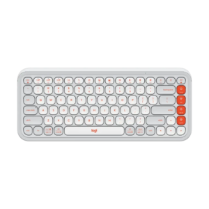 Logitech POP Icon Keys Slim Multi-Device Wireless Bluetooth Keyboard - Off White