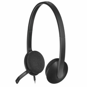 Logitech H340 USB Wired Stereo Headset with Noise-Cancelling Microphone - Black