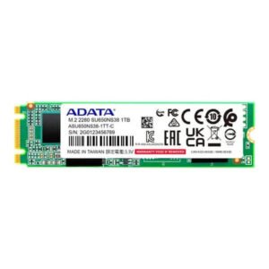 ADATA SU650 1TB M.2 2280 SATA III 3D NAND Internal Solid State Drive for Desktops and Laptops