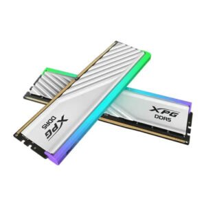 XPG LANCER BLADE RGB 48GB (2x24GB) DDR5 6000MHz CL30 Low-Profile Gaming Desktop RAM - White, Intel XMP 3.0 & AMD EXPO Ready