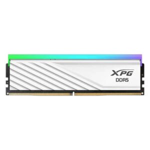 XPG LANCER BLADE RGB 32GB (1x32GB) DDR5 6000MHz CL30 Low-Profile Gaming Desktop RAM - White, Intel XMP 3.0 & AMD EXPO Compatible