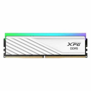 XPG LANCER BLADE RGB 16GB (1x16GB) DDR5 6000MHz CL34 High-Performance Gaming Desktop Memory - White
