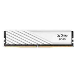XPG LANCER BLADE 16GB (1x16GB) DDR5 6000MHz CL34 Low-Profile Desktop Memory - White, Intel XMP 3.0 & AMD EXPO Ready