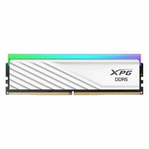 XPG LANCER BLADE RGB 16GB (1x16GB) DDR5 6000MHz CL36 Low-Profile Gaming Desktop RAM - White - Intel XMP 3.0 & AMD EXPO Ready