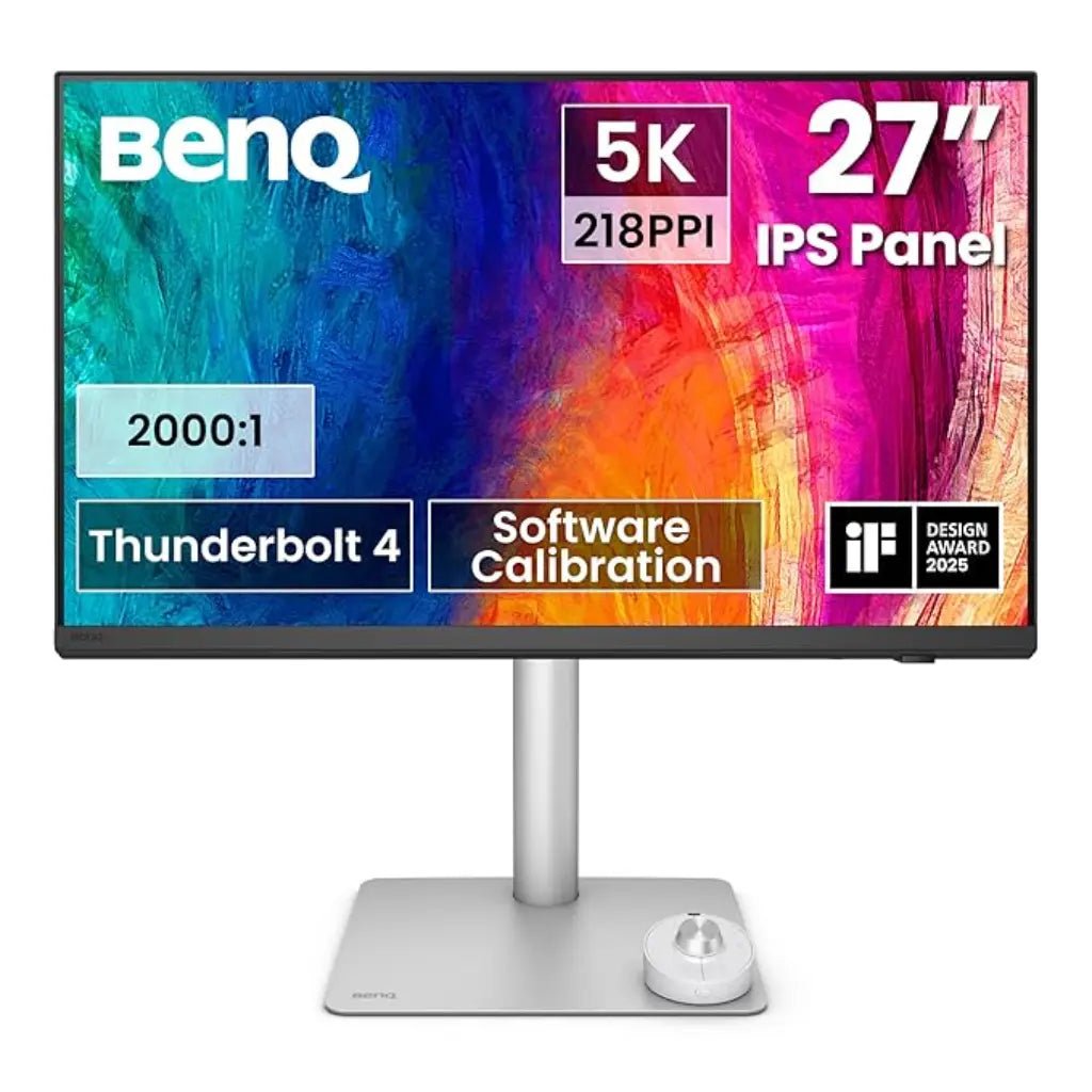 BenQ PD2730S 27-inch 5K Professional Designer Monitor, Thunderbolt 4 Connectivity, 98% DCI-P3 Color Gamut, Nano Matte IPS Panel