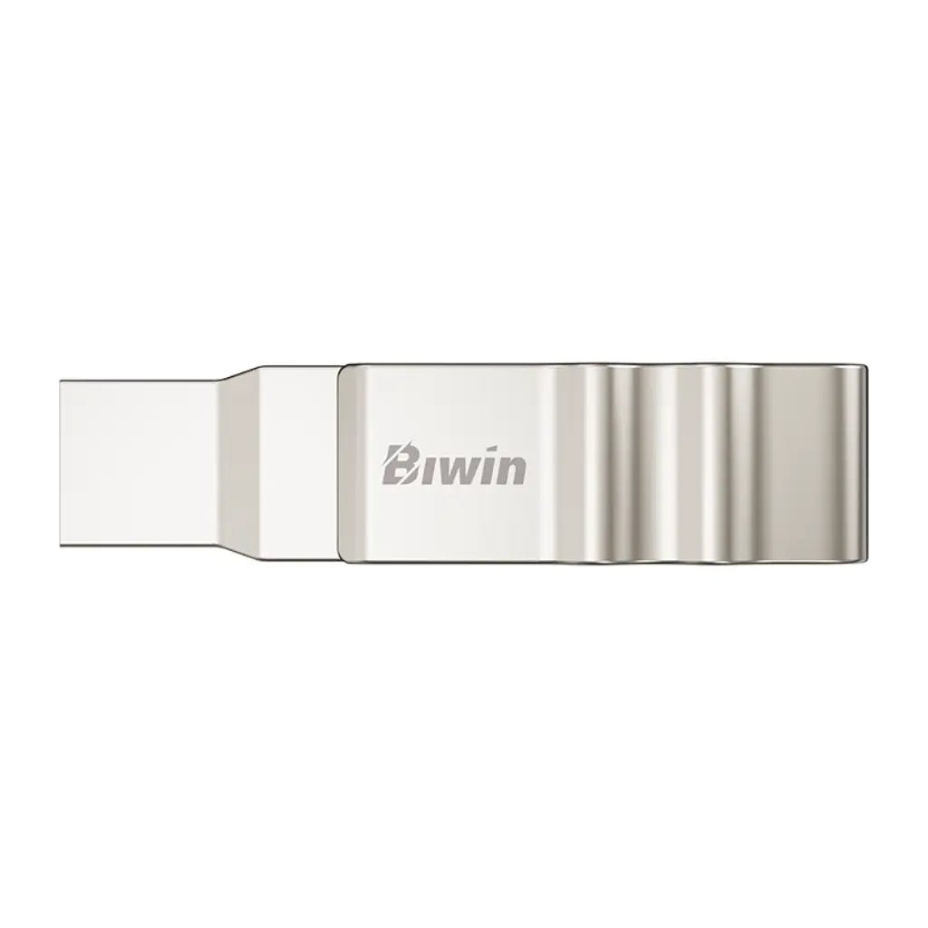 Biwin UD150 128GB Dual Port USB Flash Drive (USB-A & USB-C) with 360° Swivel Design