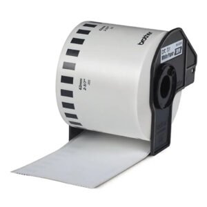 Brother DK-22205 Continuous Length Paper Tape, 62mm Width, White