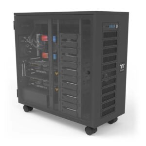 Thermaltake AX700 TG Tempered Glass Super Tower XL-ATX Computer Case with Expandable Modular Design
