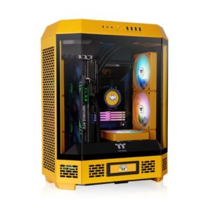 Thermaltake The Tower 600 Bumblebee Edition Mid-Tower ATX PC Case with Tempered Glass Panels