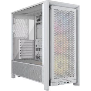 CORSAIR 4000D RGB AIRFLOW Mid-Tower ATX PC Case - White