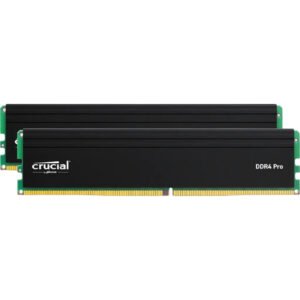 Crucial Pro 64GB (2x32GB) DDR4 3200MHz UDIMM Desktop Gaming Memory Kit