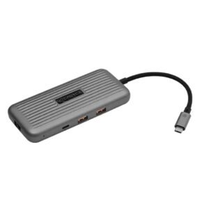 Cadyce CA-C4VIEW USB-C Multiport Docking Station with 4K HDMI, USB 3.1, Gigabit LAN, and 100W Power Delivery